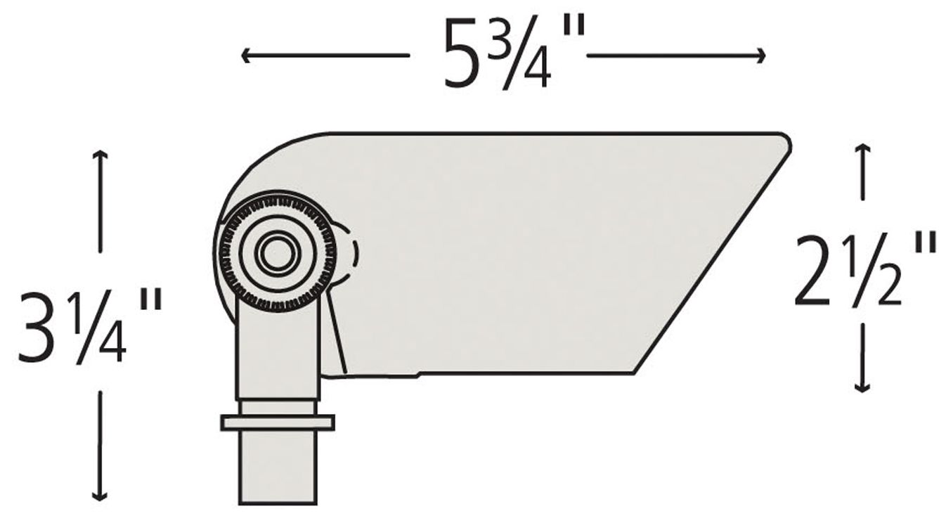 Hinkley Landscape Accent Spot Light 12v MR16 5.75" Textured Brown