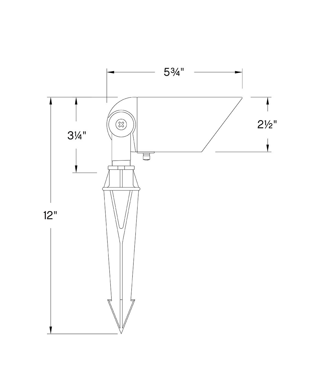 HINKLEY LANDSCAPE ACCENT SPOT LIGHT 12V MR16 Textured Brown