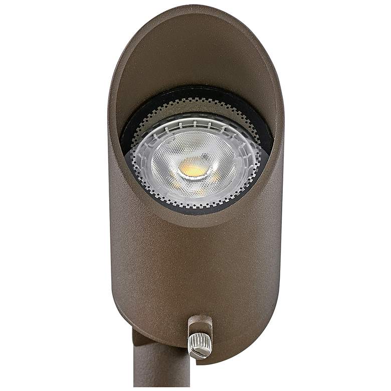Image 4 Hinkley Landscape Accent Spot Light LED 4w MR16 5.75" Textured Brown more views