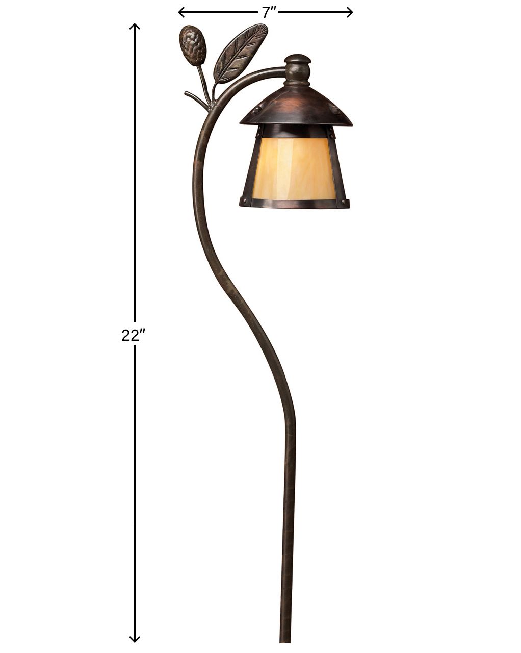 Image 6 Hinkley Landscape Aspen LED Path Light 22" Sienna Bronze more views