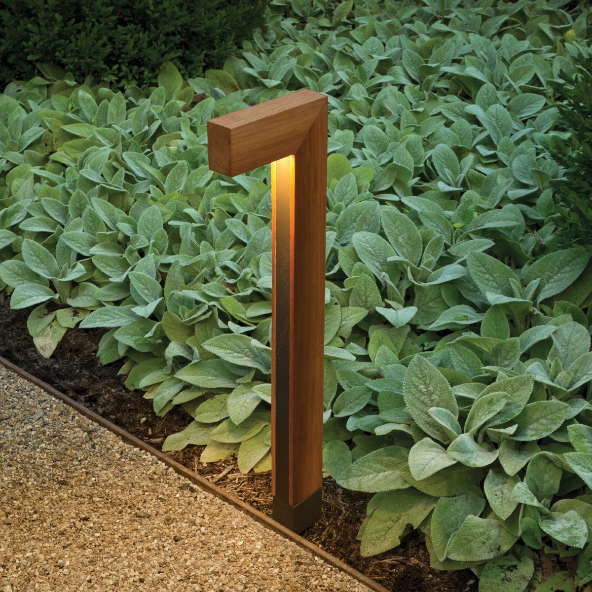 Image 6 Hinkley Landscape Atlantis 12V Large LED Path Light 22" Cedar more views