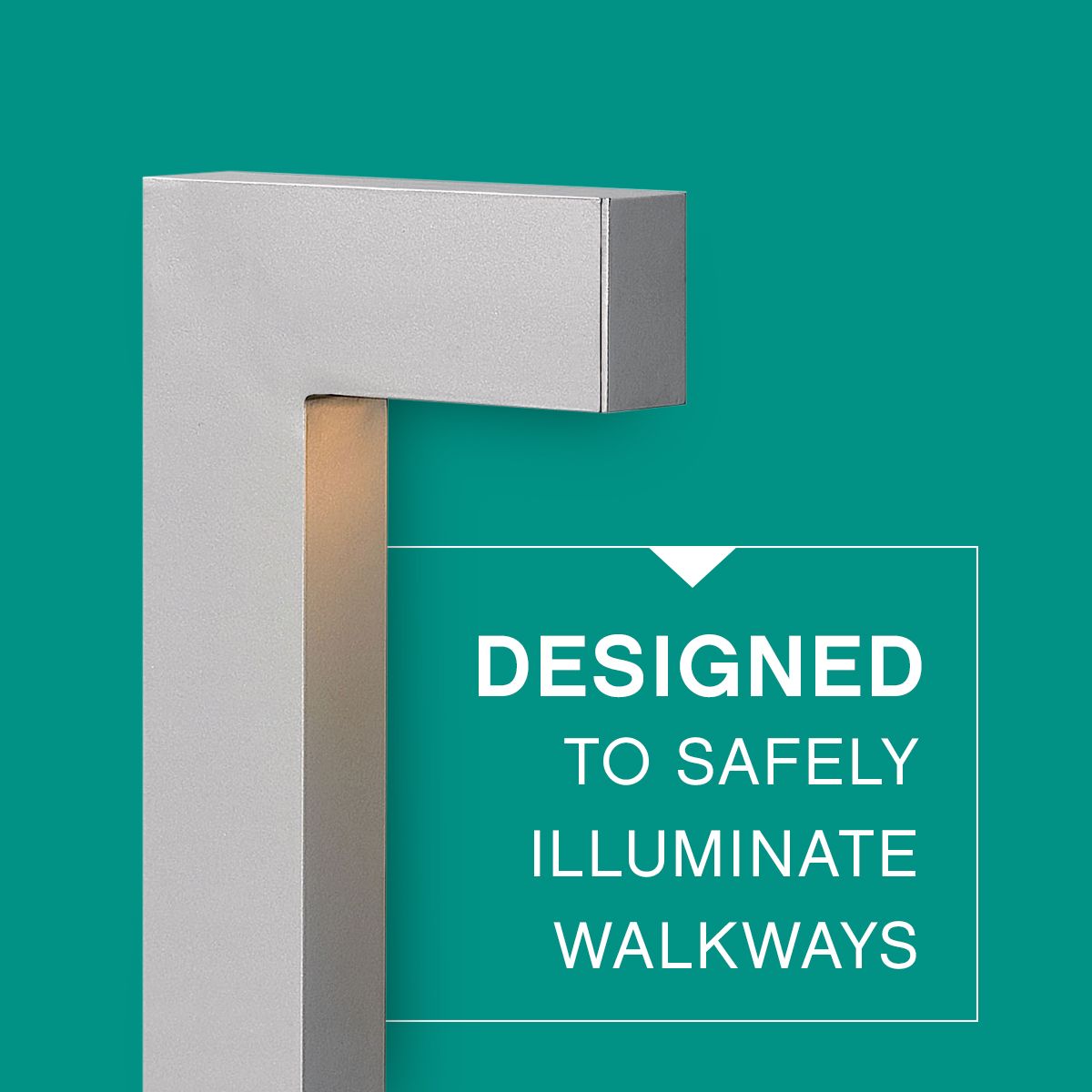 Image 3 Hinkley Landscape Atlantis 12V Large LED Path Light 22" Titanium more views