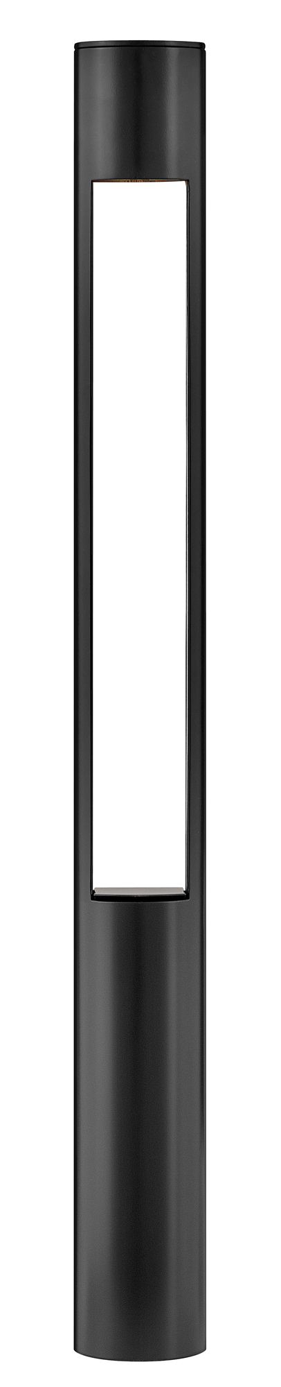 Image 3 Hinkley Landscape Atlantis 12V Large Round Bollard 30" Satin Black more views