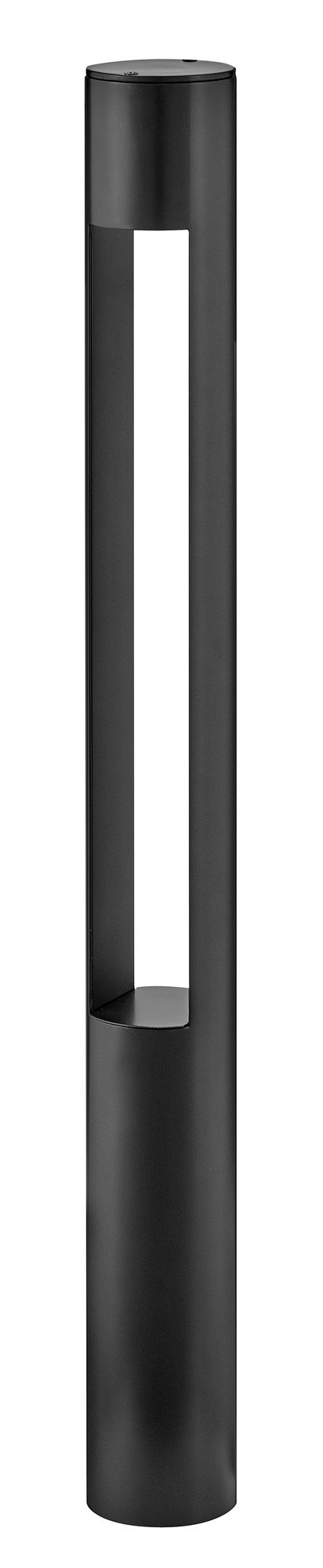 Image 4 Hinkley Landscape Atlantis 12V Large Round Bollard 30" Satin Black more views