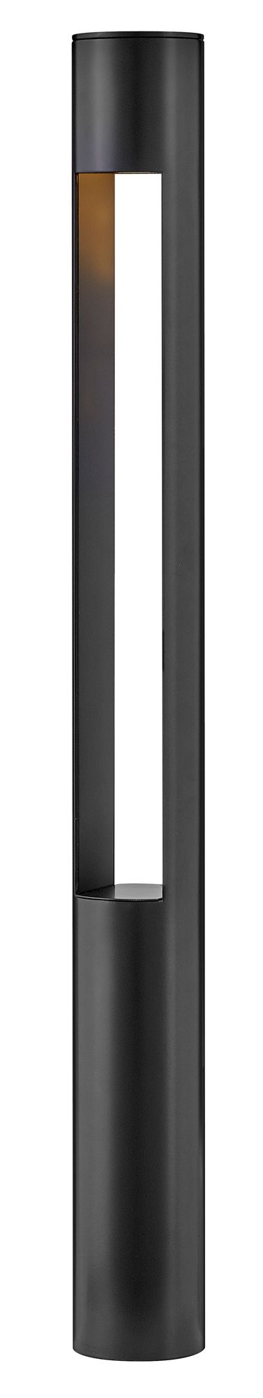 Image 5 Hinkley Landscape Atlantis 12V Large Round Bollard 30" Satin Black more views
