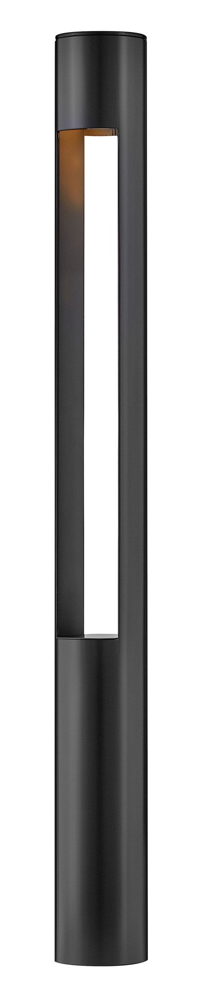 Image 7 Hinkley Landscape Atlantis 12V Large Round Bollard 30" Satin Black more views