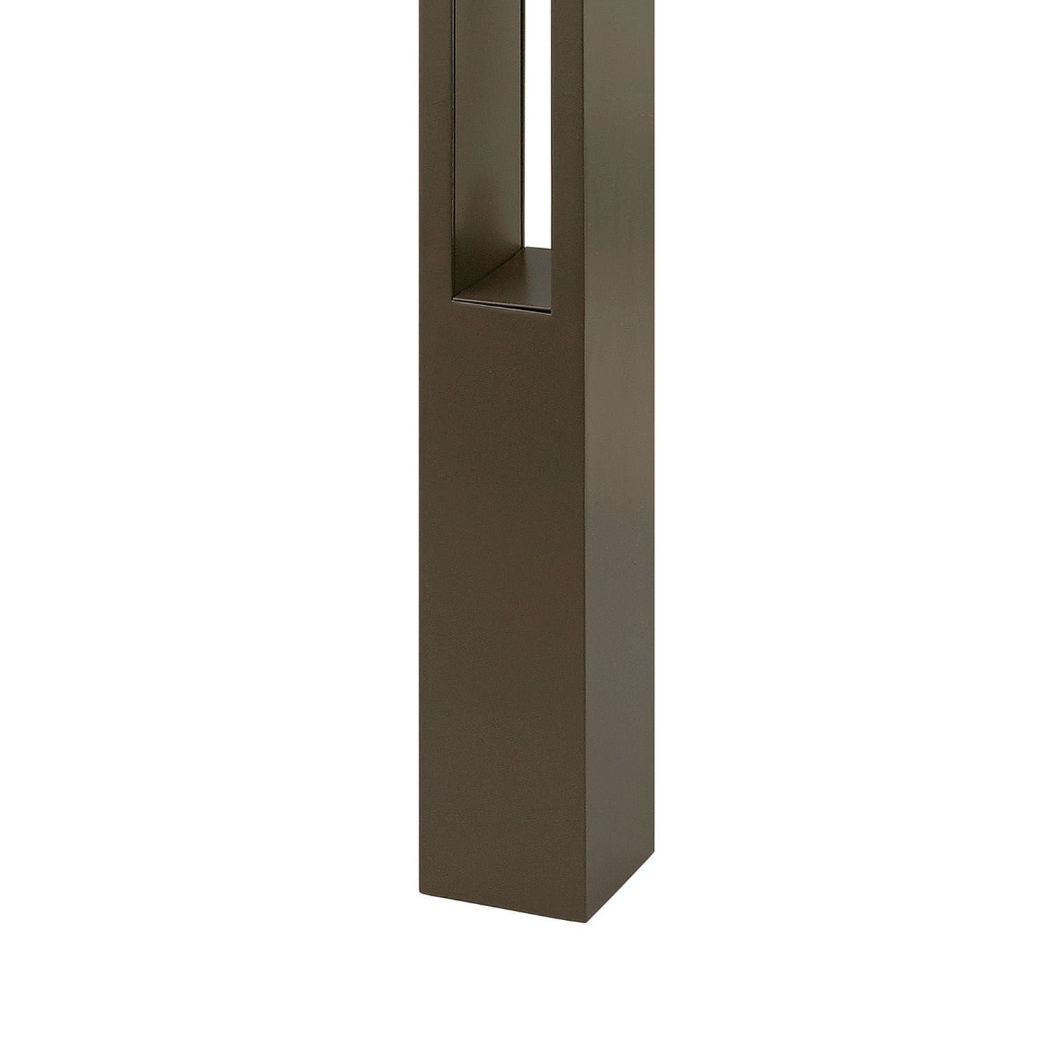 Image 3 Hinkley Landscape Atlantis 12V Large Square Bollard 30" Bronze more views