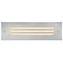 1_Hinkley Landscape Dash 12V LED Louvered Brick 10" Stainless Steel