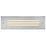 4_Hinkley Landscape Dash 12V LED Louvered Brick 10" Stainless Steel more views