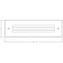 5_Hinkley Landscape Dash 12V LED Louvered Brick 10" Stainless Steel more views