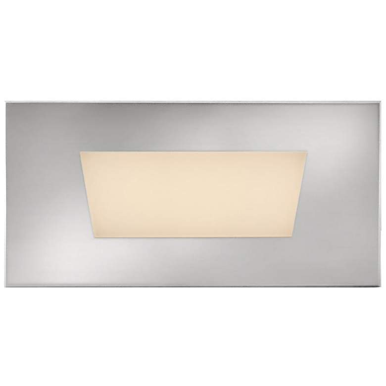 Image 1 Hinkley Landscape Dash 12V LED Small Flat Brick Light 6.25" Stainless