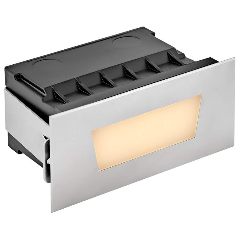 Image 2 Hinkley Landscape Dash 12V LED Small Flat Brick Light 6.25" Stainless more views