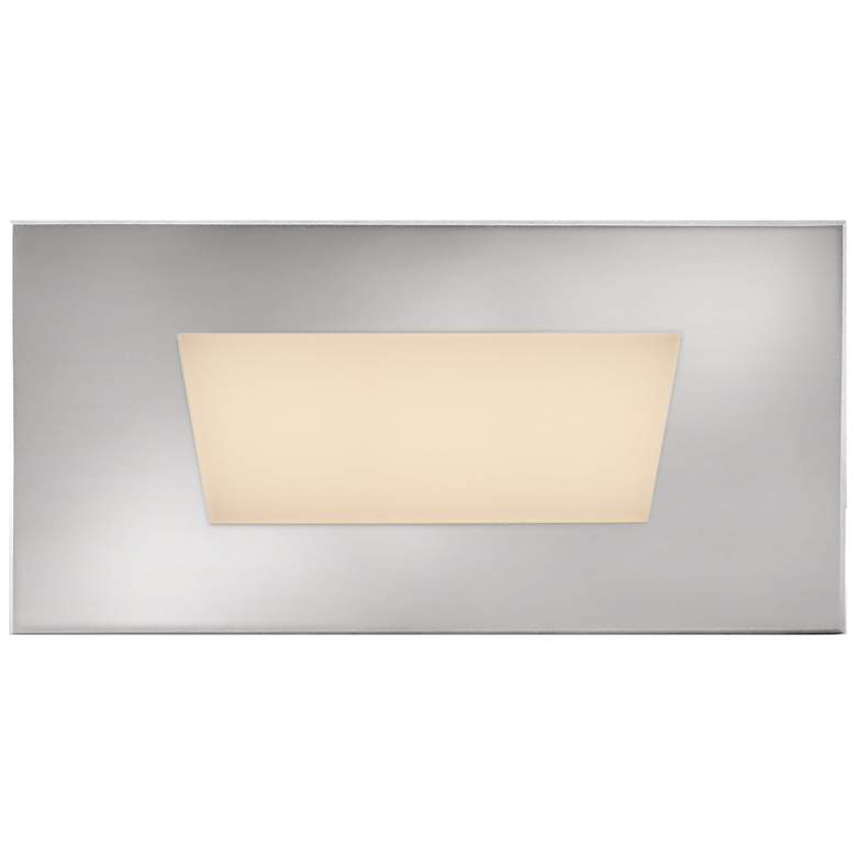 Image 4 Hinkley Landscape Dash 12V LED Small Flat Brick Light 6.25" Stainless more views