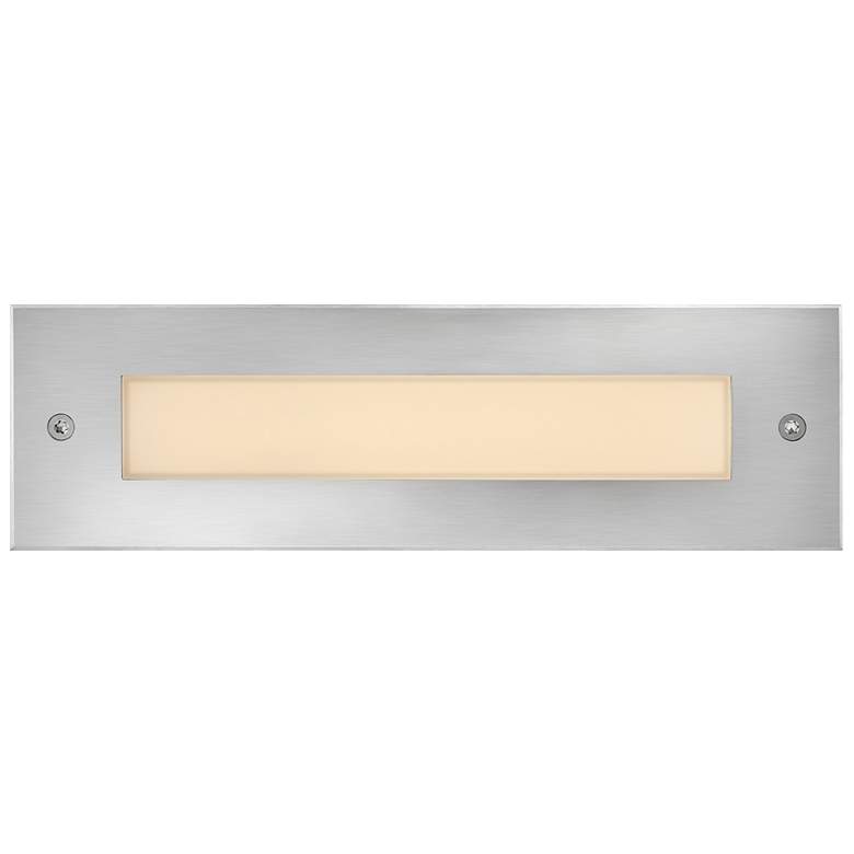 Image 1 HINKLEY LANDSCAPE DASH Dash LED Flat Brick Light Large Stainless Steel