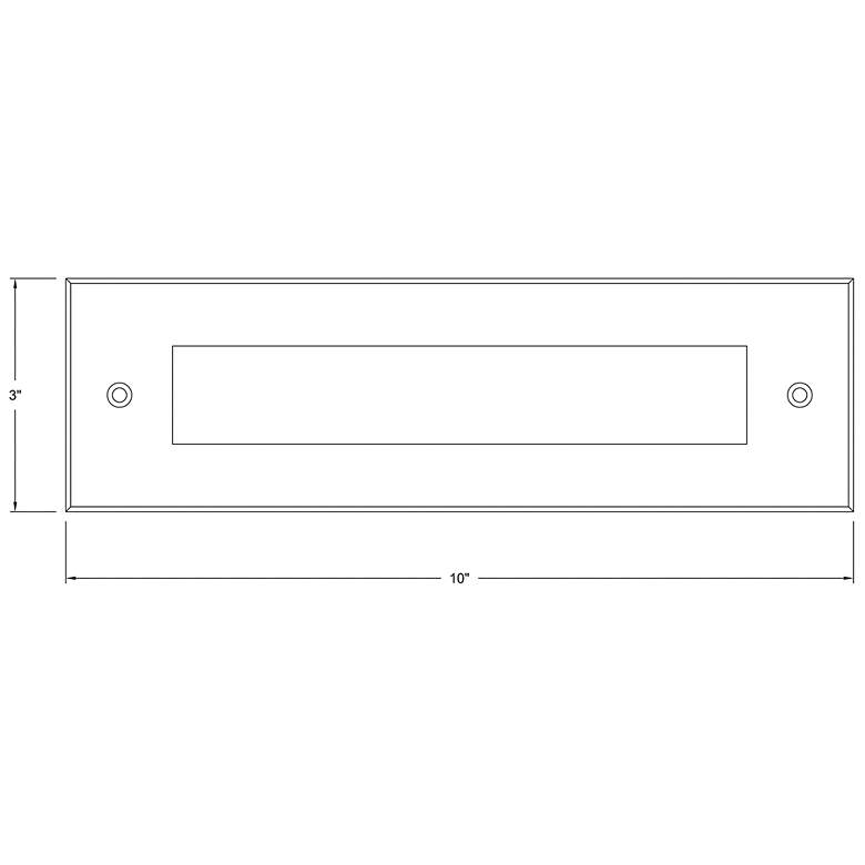 Image 5 HINKLEY LANDSCAPE DASH Dash LED Flat Brick Light Large Stainless Steel more views