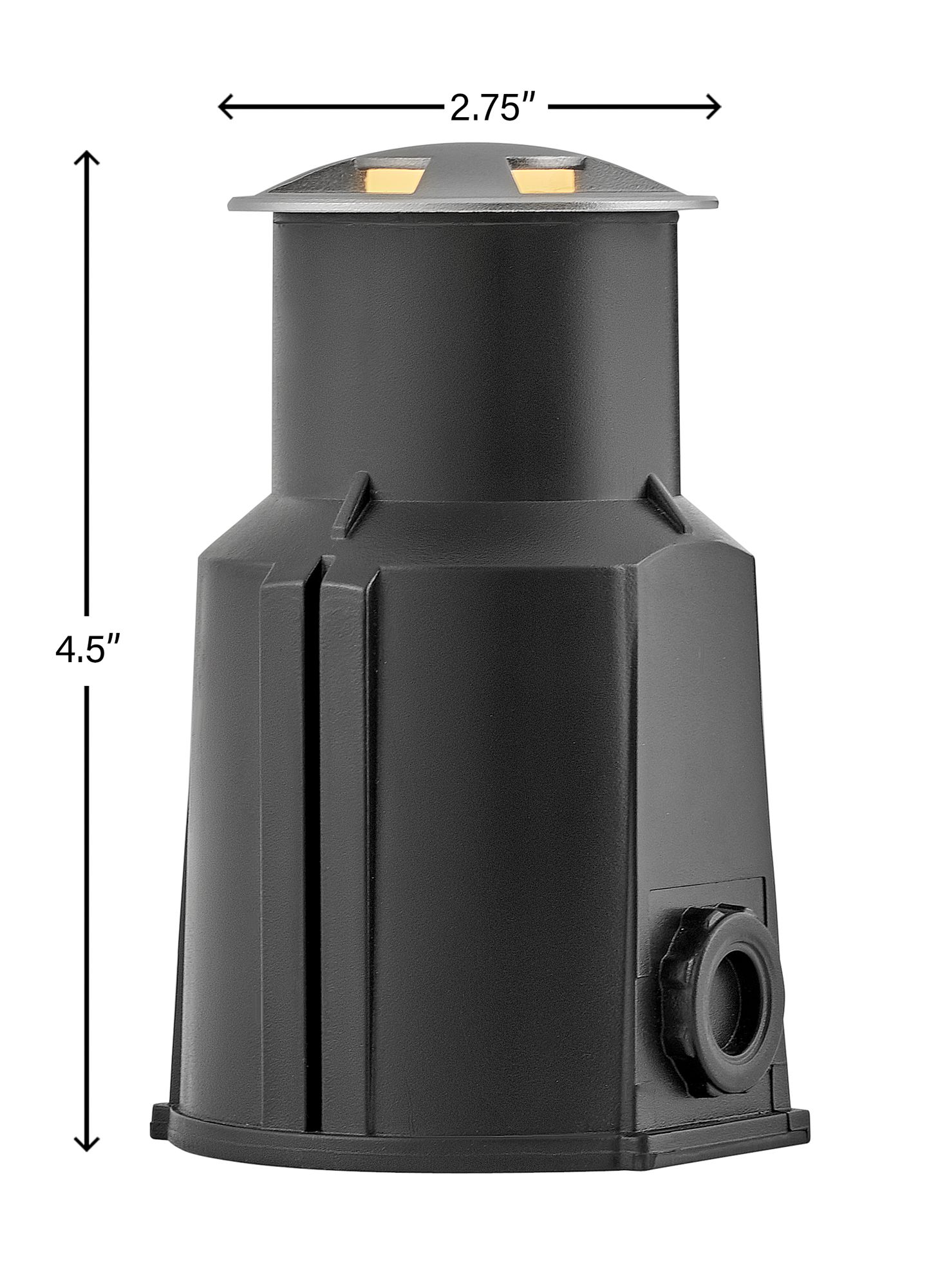 Image 6 Hinkley Landscape Flare Quad Directional Well Light 2.75" Stainless St more views