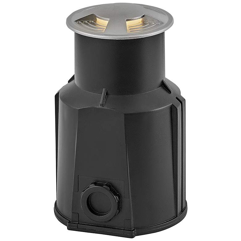 Image 2 Hinkley Landscape Flare Quad Directional Well Light 2.75" Stainless Steel more views