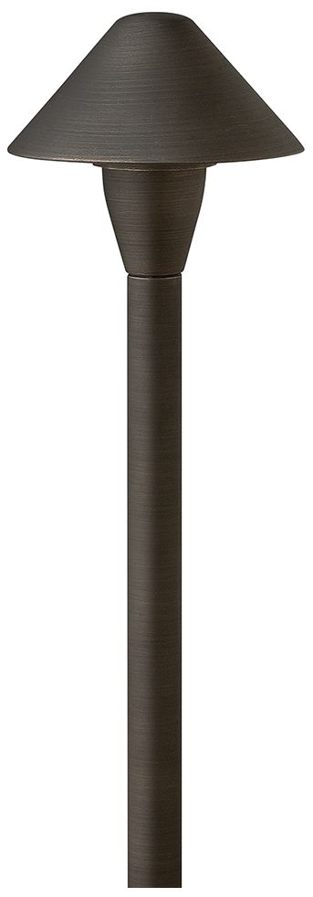 Hinkley Landscape Hardy Island 12V Classic Path 15.75" Brass Satin Bla