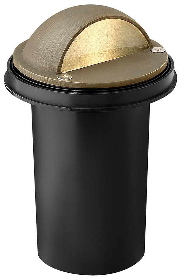 Hinkley Landscape Hardy Island 12V Eyebrow Well Light 3.75" Matte Bronze