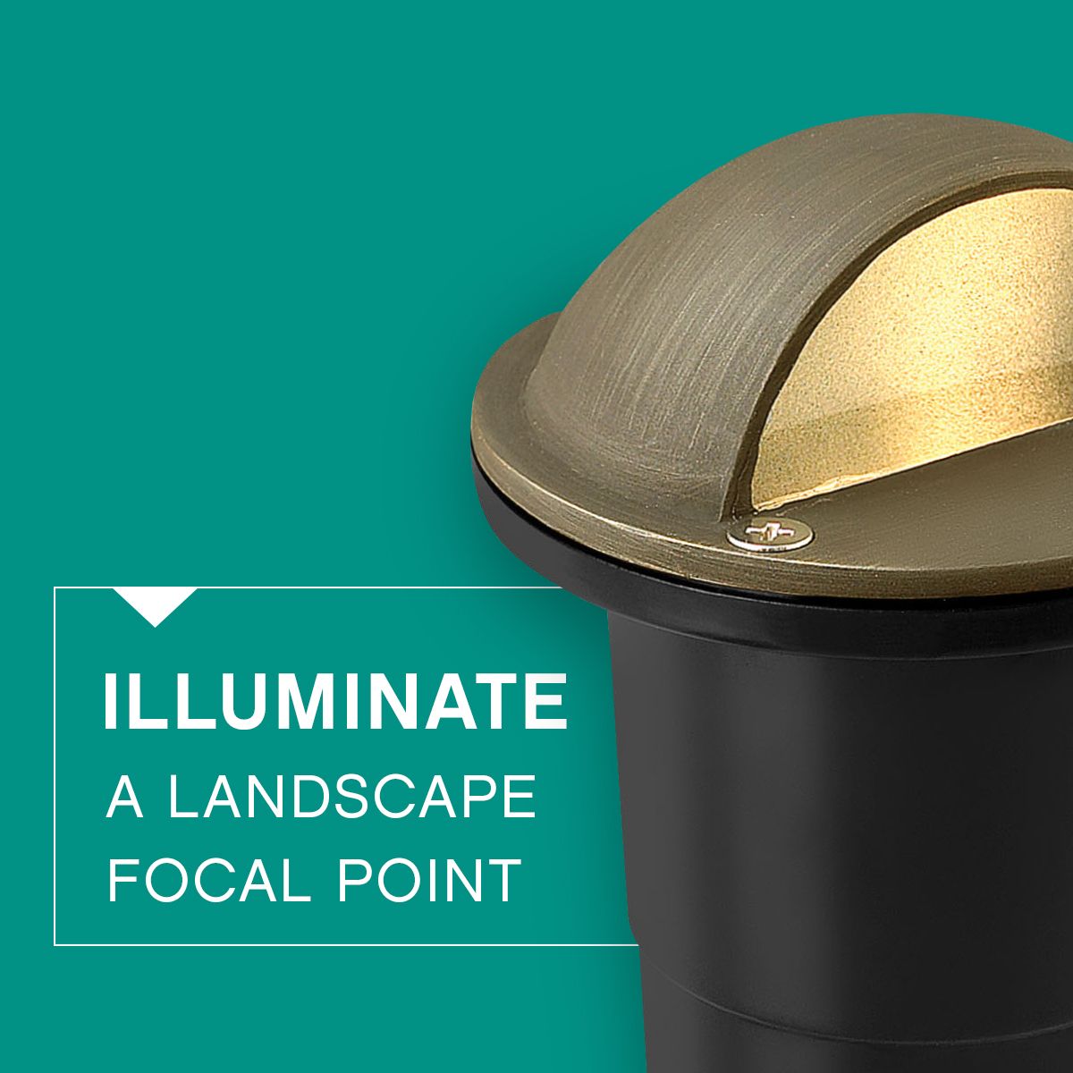 Image 3 Hinkley Landscape Hardy Island 12V Eyebrow Well Light 3.75" Matte Bronze more views