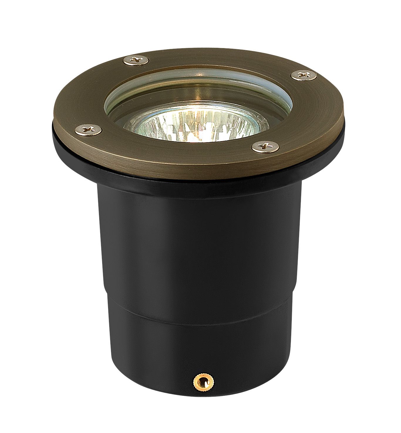 Image 2 Hinkley Landscape Hardy Island 12V Flat Top Well Light 3.75" Matte Bronze more views
