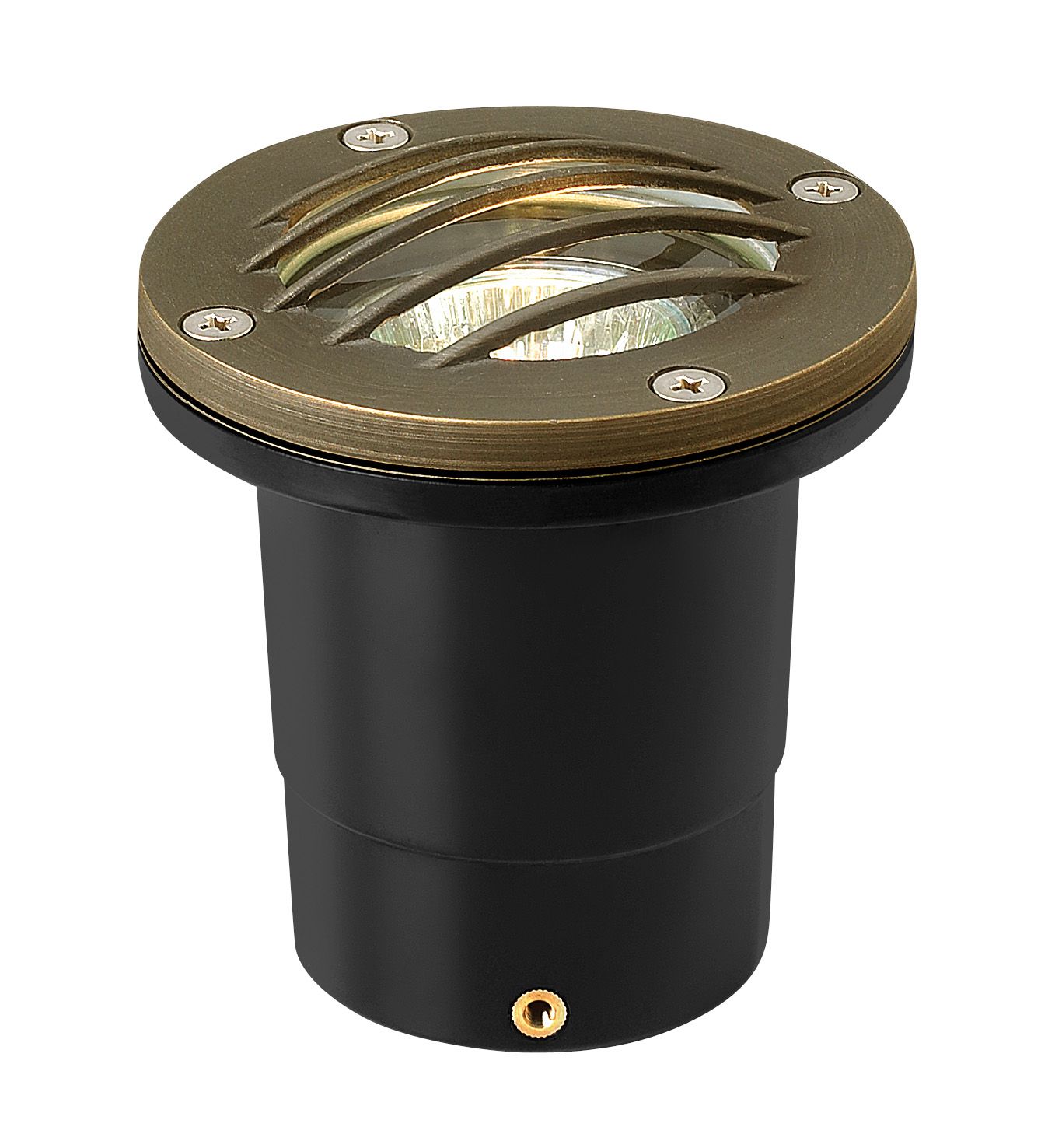 Image 2 Hinkley Landscape Hardy Island 12V Grill Top Well Light 3.75" Matte Bronze more views