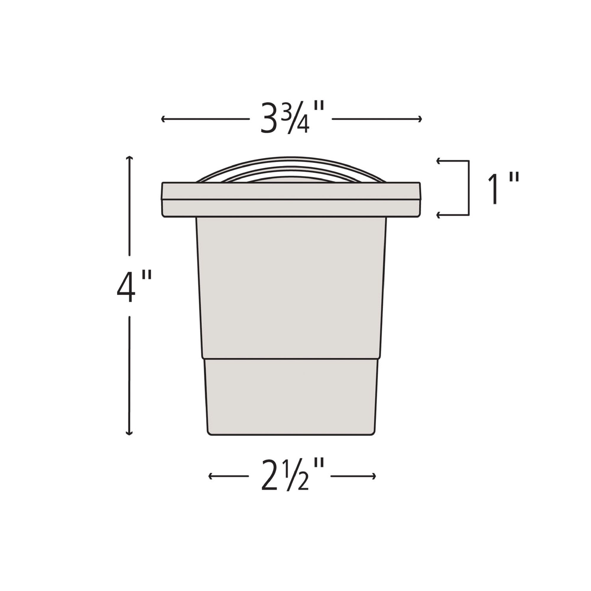 Image 3 Hinkley Landscape Hardy Island 12V Grill Top Well Light 3.75" Matte Bronze more views