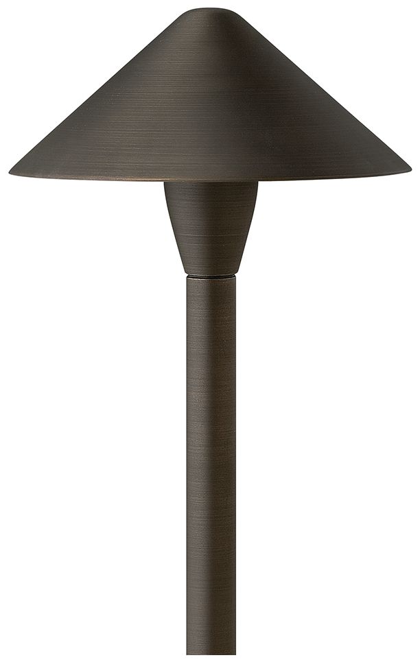 Image 2 Hinkley Landscape Hardy Island 12V Large Classic Path 24" Brass Satin  more views