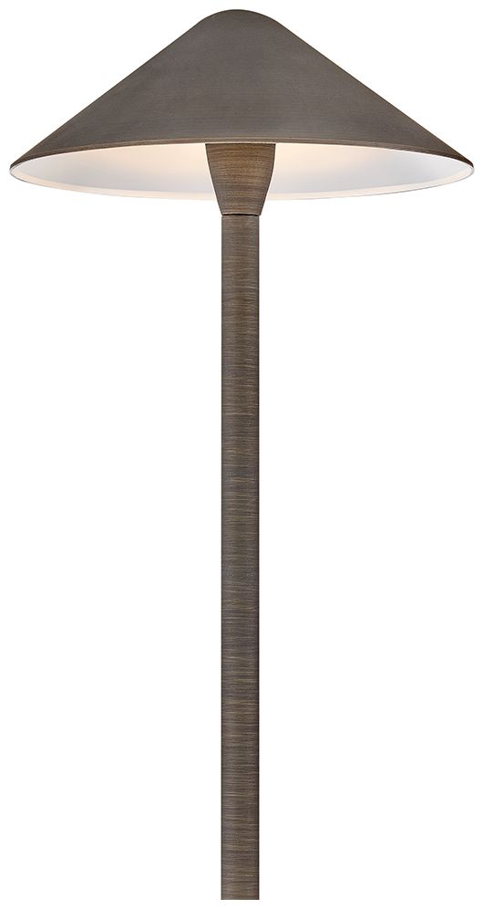 Image 3 Hinkley Landscape Hardy Island 12V Large Classic Path 24" Brass Satin  more views