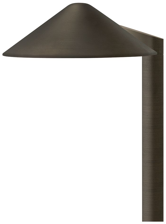 Image 2 Hinkley Landscape Hardy Island 12V Round Side Path 18.25" Brass Satin Black more views