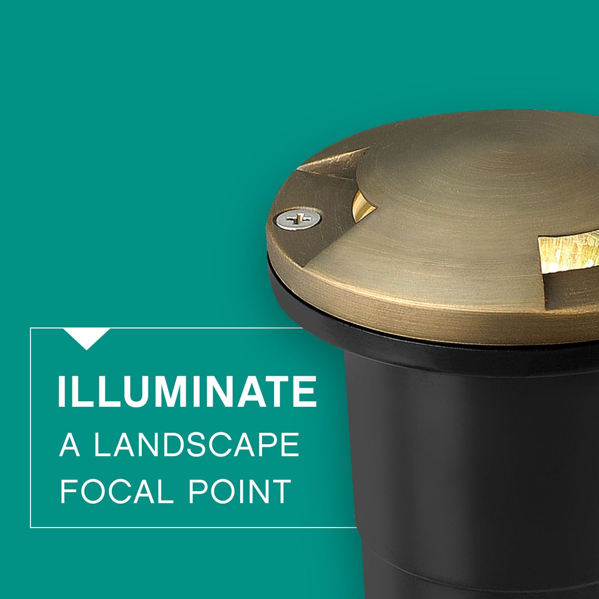 Image 6 Hinkley Landscape Hardy Island 12V Well Light 3.75" Matte Bronze more views