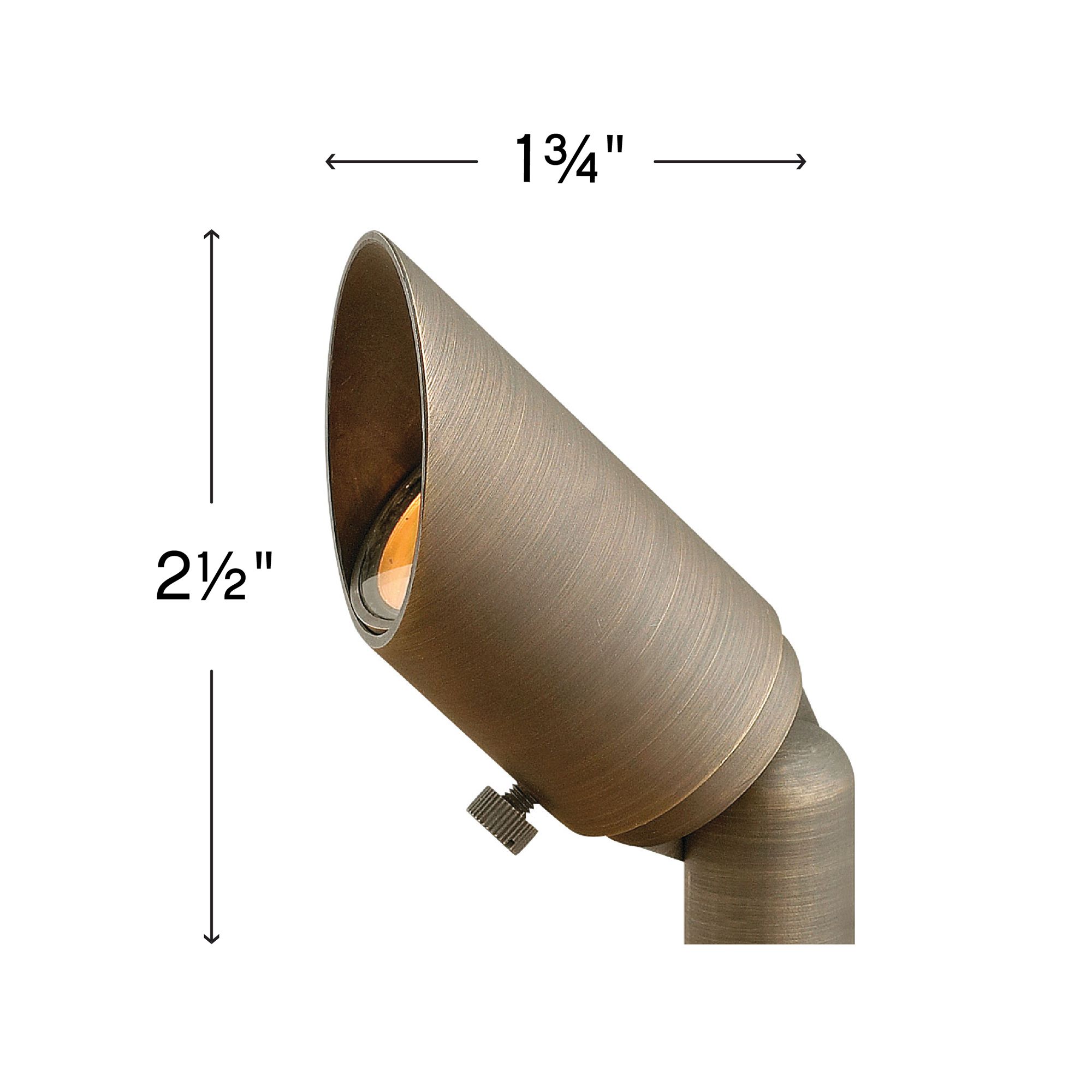 Image 3 Hinkley Landscape Hardy Island Spot Light 12V MR8 4.75" Matte Bronze more views