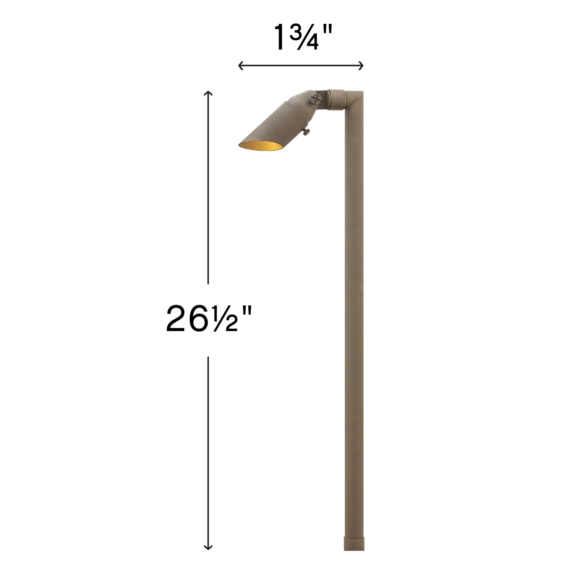 Image 3 Hinkley Landscape Hardy Island Spot Light MR8 2.5W Stem 4.75" Matte Bronze more views
