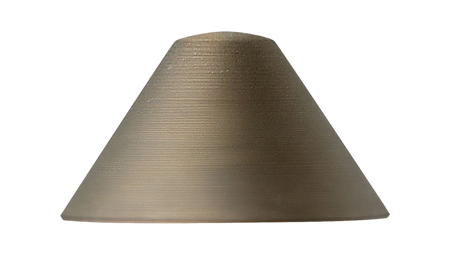 Image 2 Hinkley Landscape Hardy Island Triangular LED Deck Sconce 3.5" Matte Bronze more views