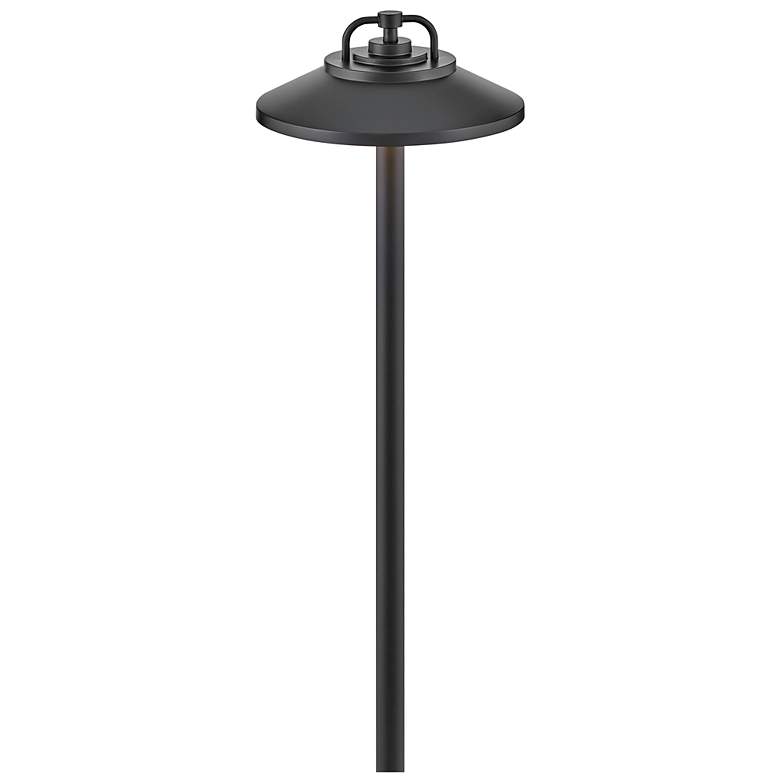 Image 3 Hinkley Landscape Lakehouse 12V LED Path Light 7.25" Black more views