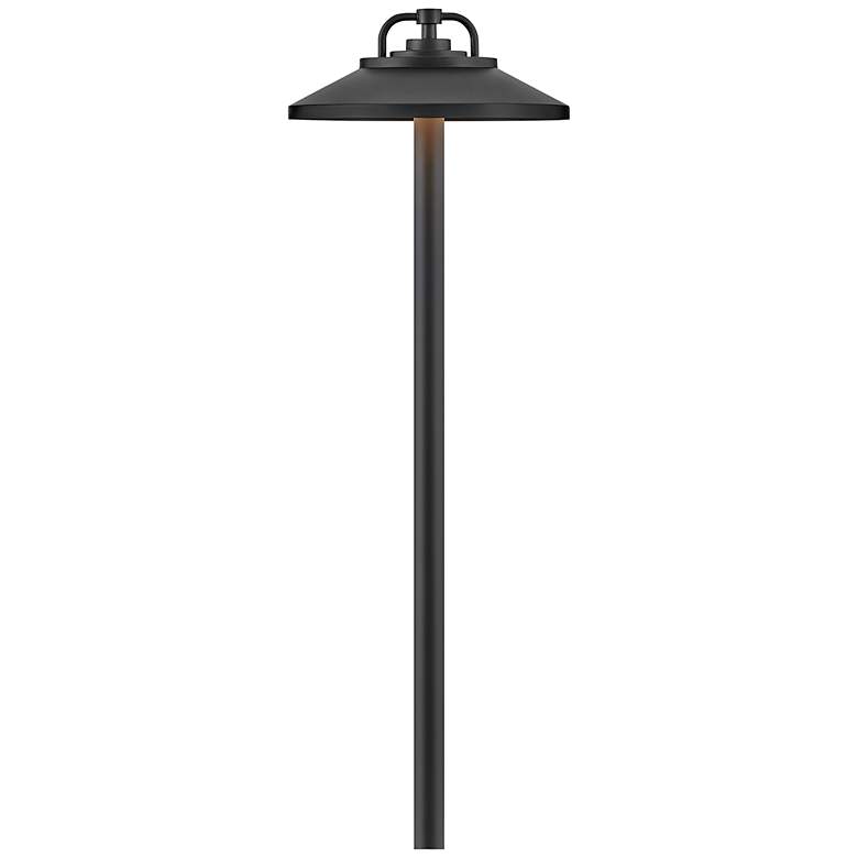 Image 5 Hinkley Landscape Lakehouse 12V LED Path Light 7.25" Black more views