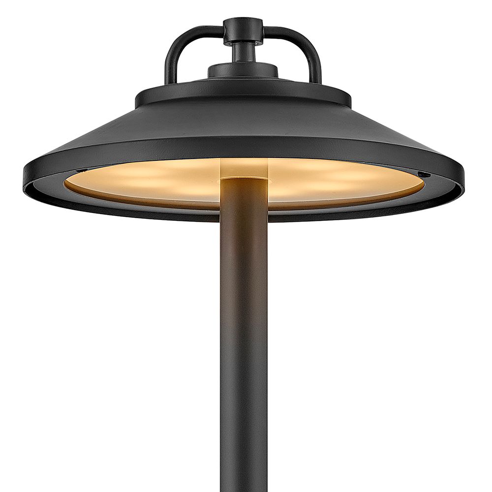 Hinkley Landscape Lakehouse 12V LED Path Light 7.25" Black