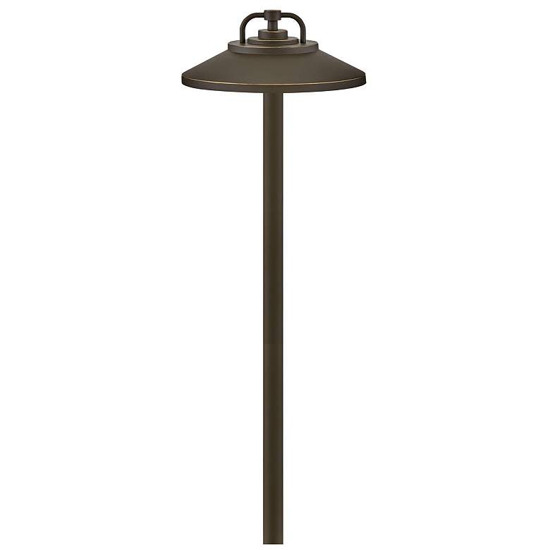Image 1 Hinkley Landscape Lakehouse 12V LED Path Light 7.25" Oil Rubbed Bronze