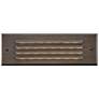 2_Hinkley Landscape Louvered Brick LED Flush Step Light 12V 9" Matte Bro more views
