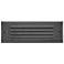 Hinkley Landscape Louvered Brick LED Flush Step Light 12V 9" Satin Bla