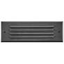 2_Hinkley Landscape Louvered Brick LED Flush Step Light 12V 9" Satin Bla more views