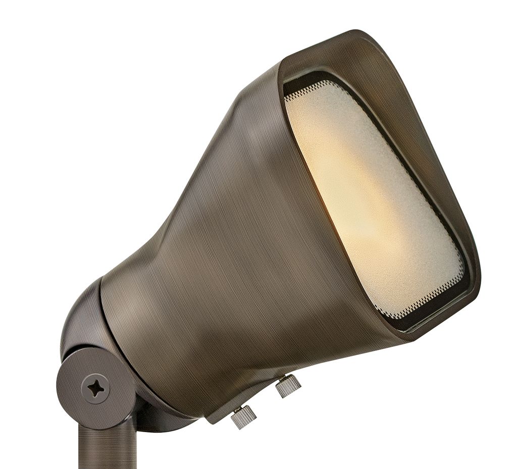Hinkley Landscape Lumacore Accent Spot 12V LED 2700K 4.5" Matte Bronze