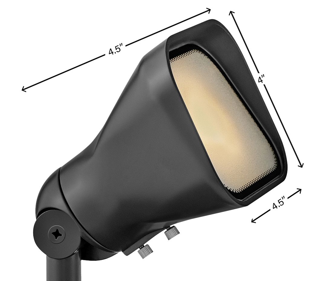 Hinkley Landscape Lumacore Accent Spot Light 12V LED 2700K 4.5" Satin