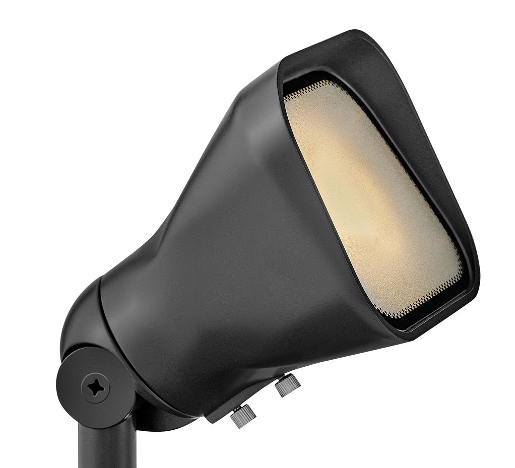 Image 2 Hinkley Landscape Lumacore Accent Spot Light 12V LED 2700K 4.5" Satin Black more views