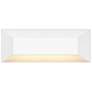 1_Hinkley Landscape Nuvi 12V Large Rectangular Deck Sconce 8" Matte Whit