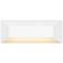Hinkley Landscape Nuvi 12V Large Rectangular Deck Sconce 8" Matte Whit