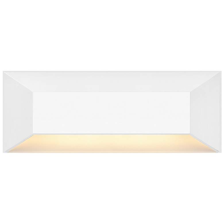 Image 2 Hinkley Landscape Nuvi 12V Large Rectangular Deck Sconce 8" Matte Whit more views