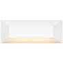 2_Hinkley Landscape Nuvi 12V Large Rectangular Deck Sconce 8" Matte Whit more views