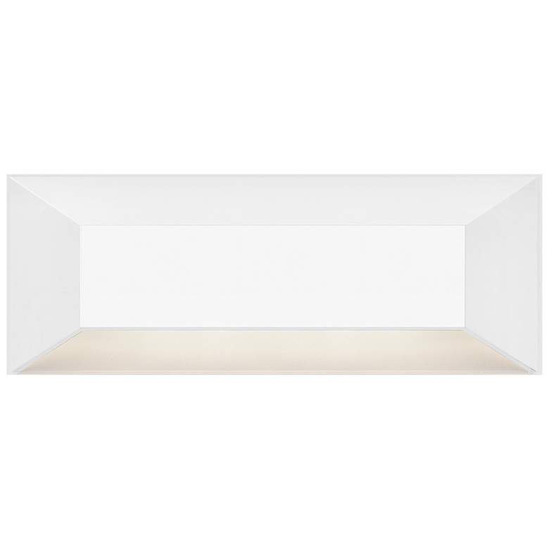 Image 4 Hinkley Landscape Nuvi 12V Large Rectangular Deck Sconce 8" Matte Whit more views