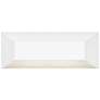 4_Hinkley Landscape Nuvi 12V Large Rectangular Deck Sconce 8" Matte Whit more views